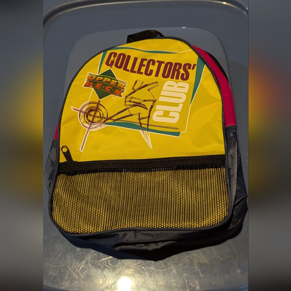 Upper Deck Collector's Club VINTAGE Children's Backpack Card Bag 90s